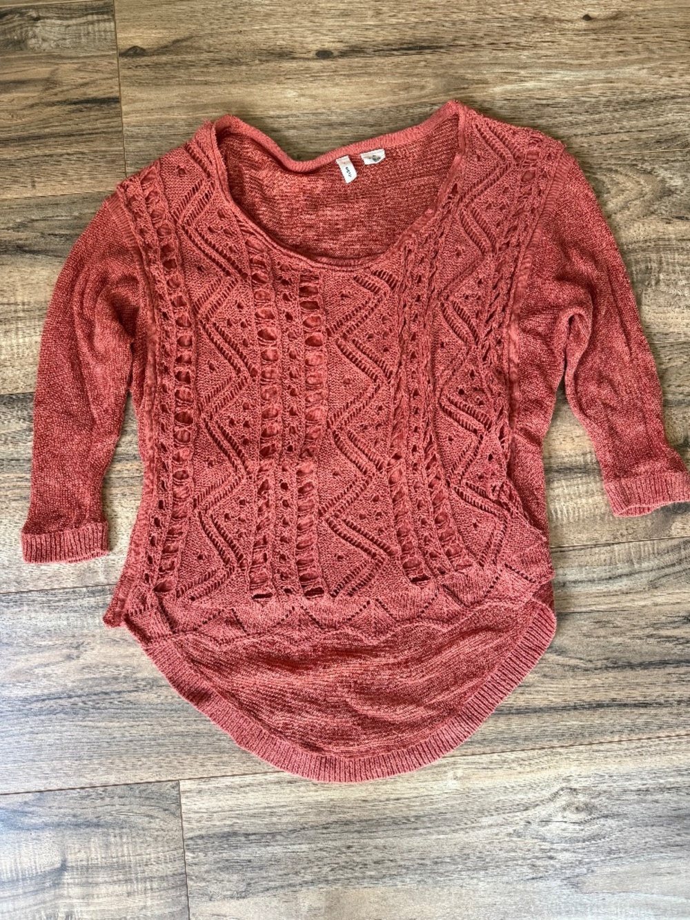 Anthro Moth Hi-Low Sweater